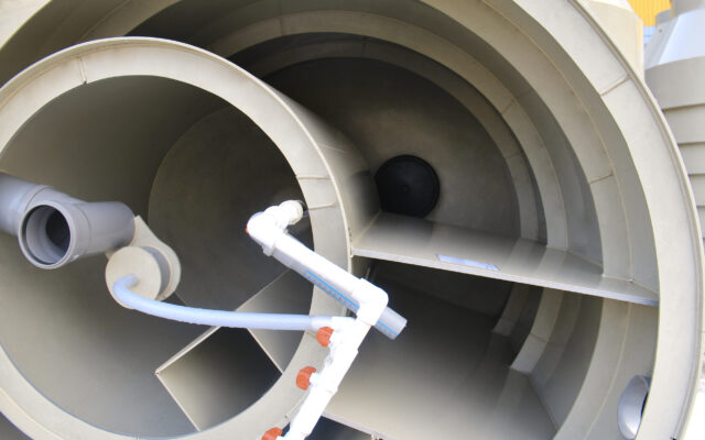 Švaistė įrenginio vidinė konstrukcija