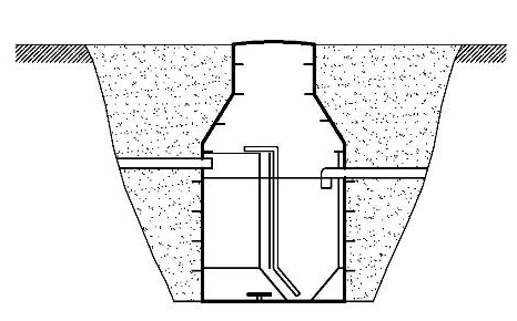 Nuotekų valymo įrenginio montavimas lengvuose gruntuose