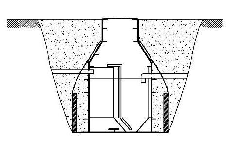 Nuotekų valymo įrenginio montavimas esant gruntiniams vandenims
